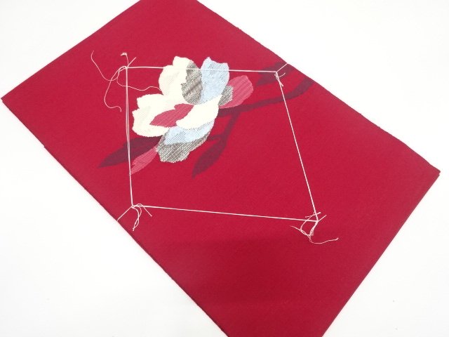 JAPANESE KIMONO / UNUSED FLOWER PATTERN WEAVING NAGOYA OBI